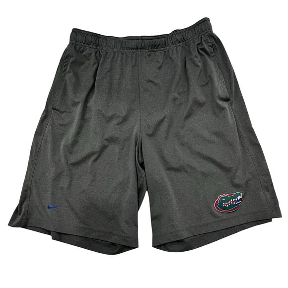 Nike Men’s LG University Of Florida Gators Athletic Shorts ~ Gray - Picture 1 of 6